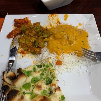 Taste Of India - Chili naan , rice, chicken tikka masala , okra - Indian Near Me - St. Augustine, Florida Taste Of India - Chili naan , rice, chicken tikka masala , okra - Indian Near Me - St. Augustine, Florida