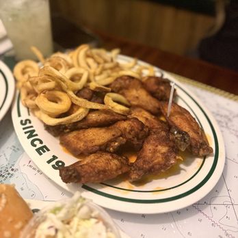 Flanigan's - Davie Tower Shops - Wings with medium hot sauce. Delicious ! - Seafood Near Me - Davie, Florida Flanigan's - Davie Tower Shops - Wings with medium hot sauce. Delicious ! - Seafood Near Me - Davie, Florida