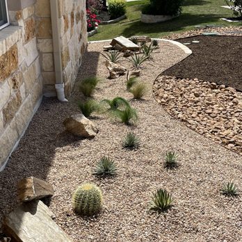 Thrive Landscape And Design - Along the front by the house - Landscape Architects or Designers Near Me - Austin, Texas