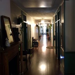 The hallway that the majority of rooms are located in The hallway that the majority of rooms are located in