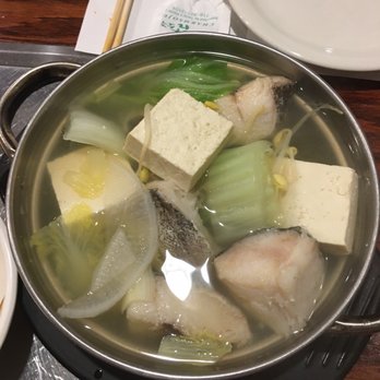 Kalbi House - Cod and vegetable stew. Delicious and light (watch out for the bones) - Korean Near Me - White Plains, New York