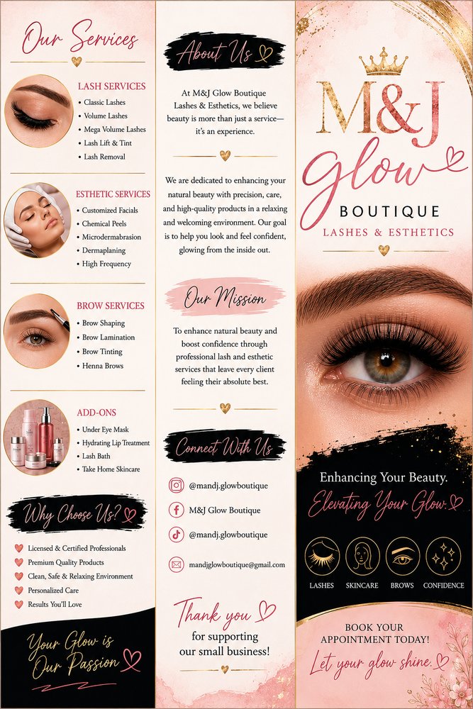 M&j.glowboutigue Logo