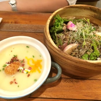 Backyard Kitchen + Brew - Baked Potato Soup and Tinapa & Quinoa Salad - Italian Near Me - Quezon City, NCR