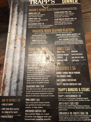 Menu photo 7 Trapps West Monroe, LA