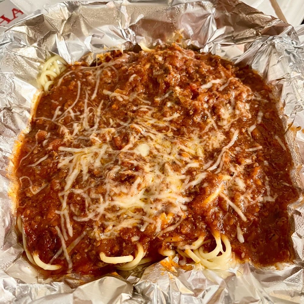Pizza Plaza Restaurant - Spaghetti with meat sauce - Pizza Near Me - Anchorage, Alaska
