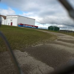 Wurtsmith Air Museum - View thru chain link fence.