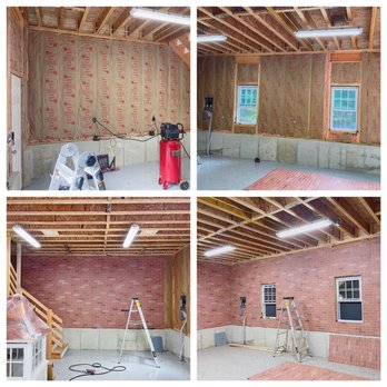 Hunter’s Point Construction - Finishing Garage interior - General Contractors Near Me