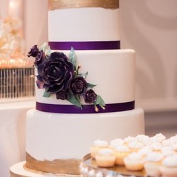 Genesis Decorations and Cakes - Three Tier Wedding Cake with Fondant Flowers