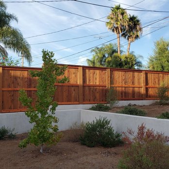Modesto Ayala Fence - Finished cedar fence. - Fences & Gates Near Me - San Diego, California Modesto Ayala Fence - Finished cedar fence. - Fences & Gates Near Me - San Diego, California