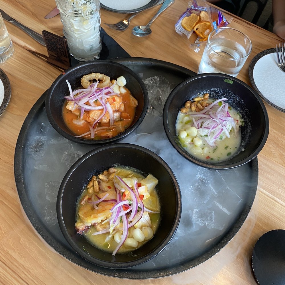 Pisco Peruvian Gastrobar - Ceviche Trio - Peruvian Near Me - Orlando, Florida