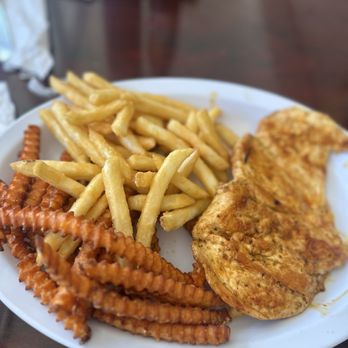 Vera's Kitchen - Grilled Chicken Breast with regular and sweet potato fries - Mexican Near Me - Monroe, North Carolina Vera's Kitchen - Grilled Chicken Breast with regular and sweet potato fries - Mexican Near Me - Monroe, North Carolina