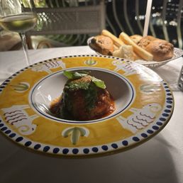 Eggplant parmigiana Eggplant parmigiana