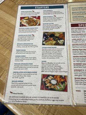 Menu photo 7 Gator's Family Restaurant Dickinson, TX