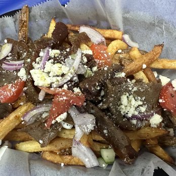 Knossos Gyros - Gyro fries. These were delicious! I highly recommend them! - Polish Near Me - Pittsburgh, Pennsylvania Knossos Gyros - Gyro fries. These were delicious! I highly recommend them! - Polish Near Me - Pittsburgh, Pennsylvania