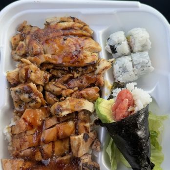 Roll & Teriyaki - Combo C and Spicy Tuna Hand Roll - Japanese Near Me - Buena Park, California