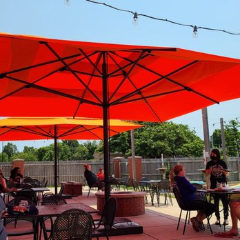 Blind Owl Brewery - 4 new huge umbrellas on the patio. Perfect day out here - Brewpubs Near Me - Indianapolis, Indiana