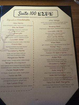Menu photo 2 Suite 100 Restaurant, Bar & Lounge Anchorage, AK Menu photo 2 Suite 100 Restaurant, Bar & Lounge Anchorage, AK