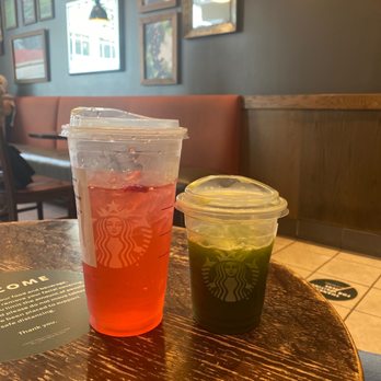 Starbucks - Strawberry açaí and matcha lemonade - Coffee & Tea Near Me - New York, New York Starbucks - Strawberry açaí and matcha lemonade - Coffee & Tea Near Me - New York, New York