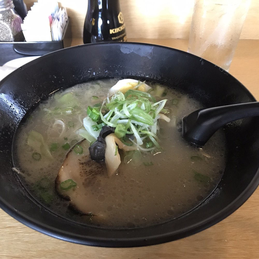 Iekei - Tonkotsu Ramen $10. It's decent if you aren't familiar with Ramen - Sushi Bars Near Me - Humble, Texas Iekei - Tonkotsu Ramen $10. It's decent if you aren't familiar with Ramen - Sushi Bars Near Me - Humble, Texas