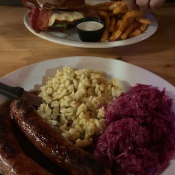 Everybody’s Brewing - Beer Hall Bratwurst and Chicken Schnitzel Sandwich. - Breweries Near Me - Battle Ground, Washington