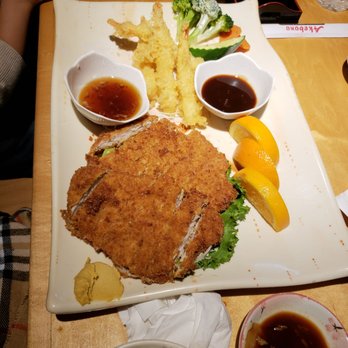 Akebono - Tonkatsu and Shrimp Teriyaki Combo - Japanese Near Me - Sacramento, California