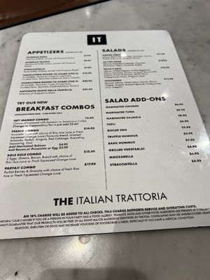 Menu photo 3 IT Italian Trattoria Miami Beach, FL Menu photo 3 IT Italian Trattoria Miami Beach, FL