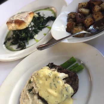 Al Biernat's Oak Lawn - Chilean sea bass and filet mignon with crab atop - Steakhouses Near Me - Dallas, Texas Al Biernat's Oak Lawn - Chilean sea bass and filet mignon with crab atop - Steakhouses Near Me - Dallas, Texas