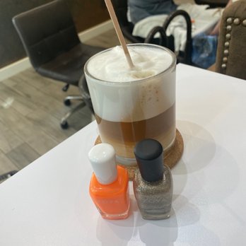 nailsaloon - Capitol Hill - Almond milk cappuccino and fall colors - Nail Salons Near Me - Washington, DC, District of Columbia