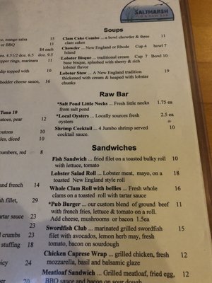 Menu photo 7 Cap'n Jack's Restaurant Wakefield, RI