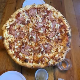 Pizza compared to beer cup Pizza compared to beer cup