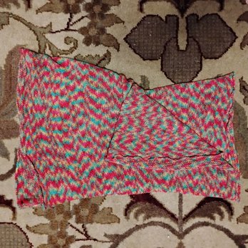Savers - Knit multicolored infinity scarf - Thrift Stores Near Me - Manchester, New Hampshire