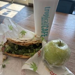 Tropical Smoothie Cafe - CHICKEN BACON RANCH, apple and WATERMELON MOJITO® SMOOTHIE