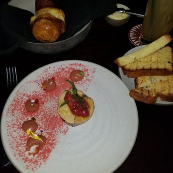 The Library - Foie Gras Torchon with brioche toast. - New American Near Me - Las Vegas, Nevada The Library - Foie Gras Torchon with brioche toast. - New American Near Me - Las Vegas, Nevada