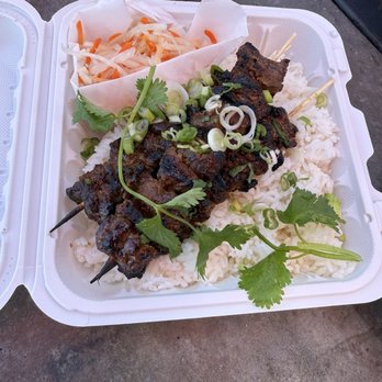 A&J Seafood Shack - Beef Stick Rice - Seafood Near Me - Long Beach, California