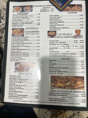 Menu photo 3 Mariscos Martin La Puente, CA