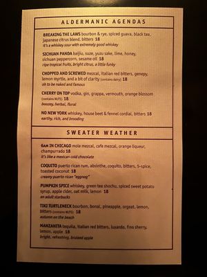 Menu photo 5 The Alderman Chicago, IL