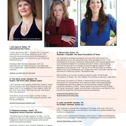 Tina Marie and Company - Origin Magazine - Voted Top 10 Teachers Who Inspire in Texas