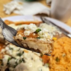 La Tejana Taqueria - Red sauce cheese Enchiladas (3)
