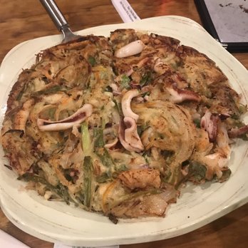 Kalim Korean BBQ - Seafood pancake - Korean Near Me - Montgomery, Alabama Kalim Korean BBQ - Seafood pancake - Korean Near Me - Montgomery, Alabama
