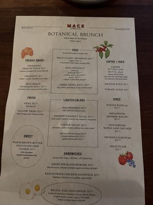 Menu photo 1 Mace New York, NY