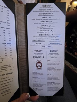 Menu photo 4 The Deck Rooftop Bar Las Vegas, NV