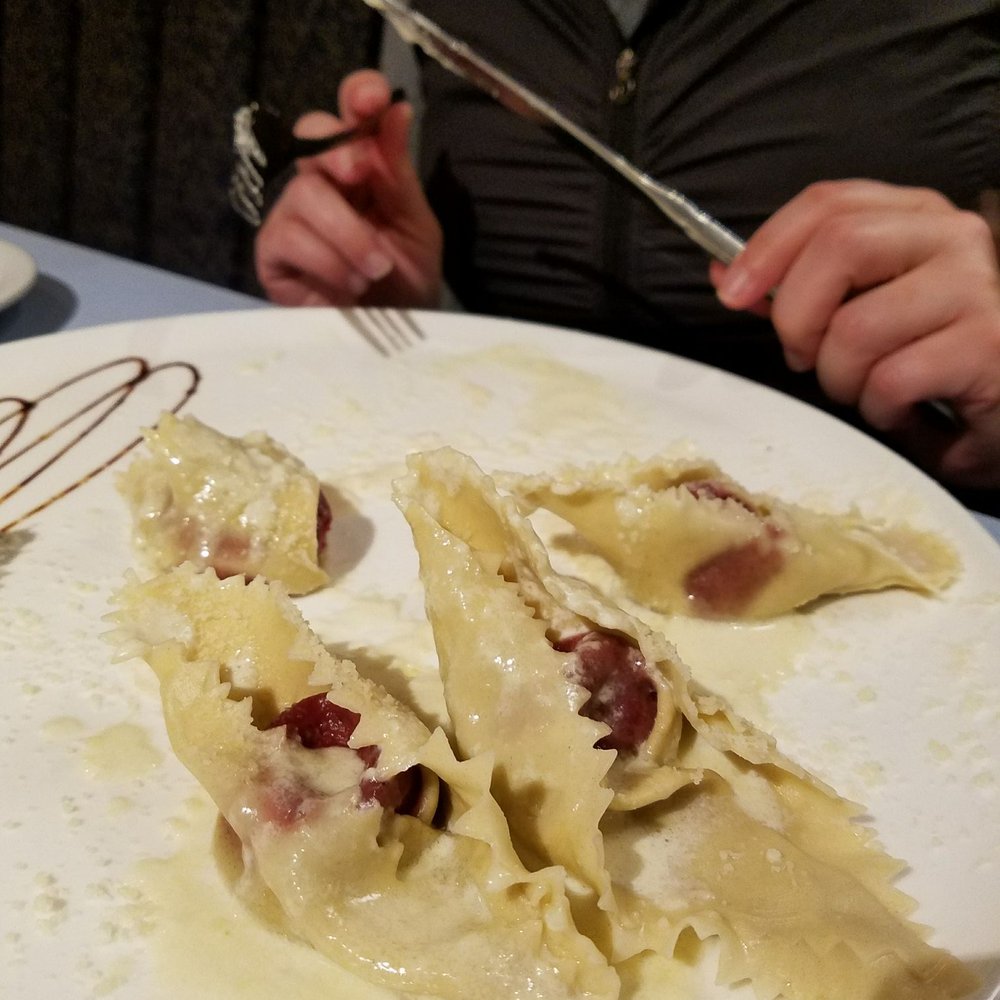 Parma - Gorgonzola and beat ravioli - Italian Near Me - Fresno, California Parma - Gorgonzola and beat ravioli - Italian Near Me - Fresno, California