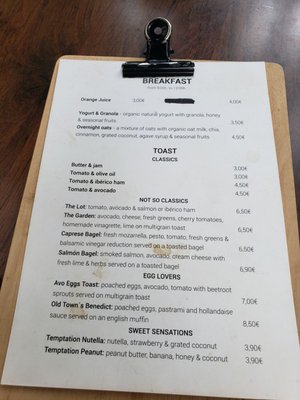Menu photo 3 Old Town Coffee Donostia / San Sebastián, SS Menu photo 3 Old Town Coffee Donostia / San Sebastián, SS
