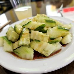 Cucumber salad with set. Alright