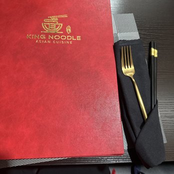 King Noodle - The menu is so pretty - Noodles Near Me - Waco, Texas