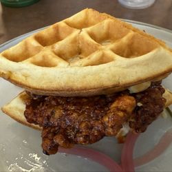 This was 1/2 the sandwich. Korean chicken.