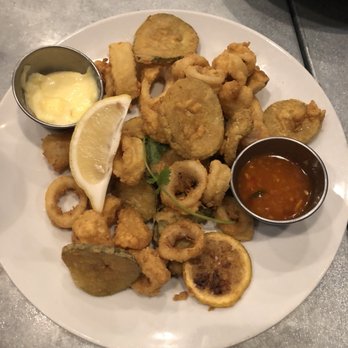 Fuse Bistro - Fried Calamari w/ Fried Pickles - New American Near Me - Lowell, Massachusetts