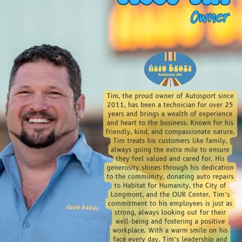 AutoSport - Meet Tim. - Auto Repair Near Me - Longmont, Colorado AutoSport - Meet Tim. - Auto Repair Near Me - Longmont, Colorado