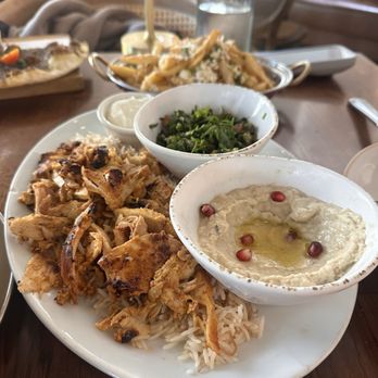 Ammatoli - Chicken Shawarma Plate - Mediterranean Near Me - Long Beach, California