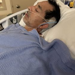 Azadeh Farin, MD - My dad after surgery.